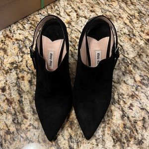 Miu Miu suede heels gently worn